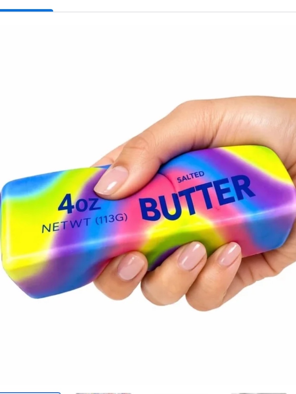 Squishy Rainbow Butter Squishy Stress Toy -  4oz